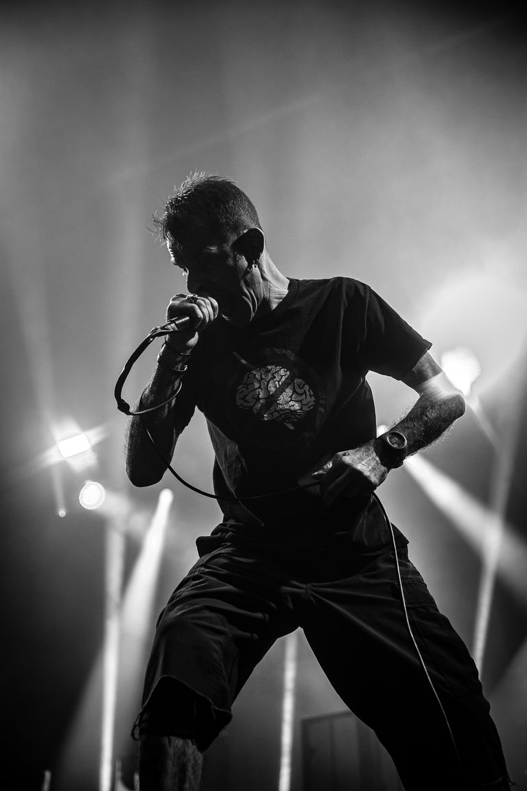 Lamb of God performing live at AEC Theatre in Adelaide
